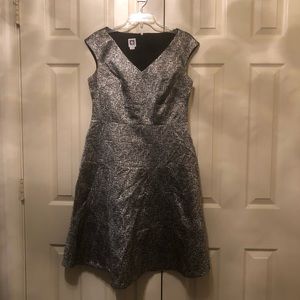 Anne Klein Woven Flared Dress